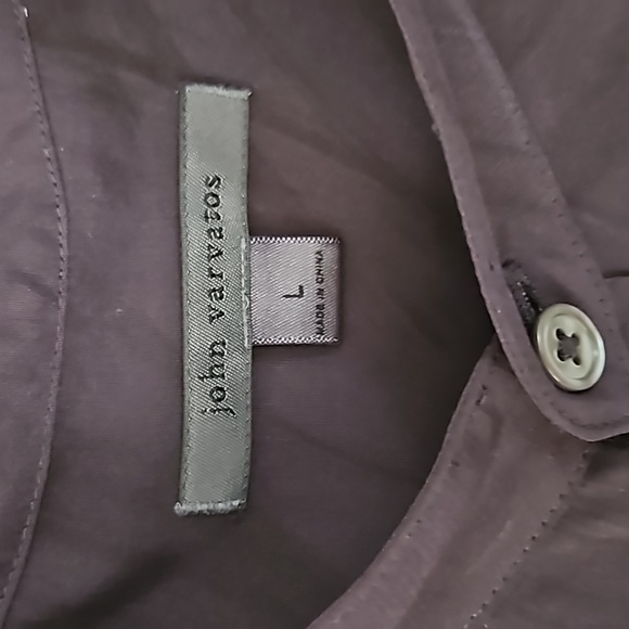 Estill Swirl Print Band Collar ShirtJohn Varvatos - Picture 7 of 9